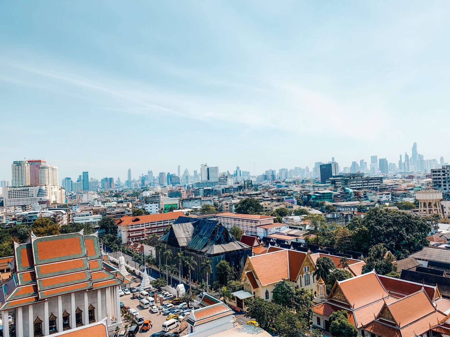 Bangkok vue du Wat Saket